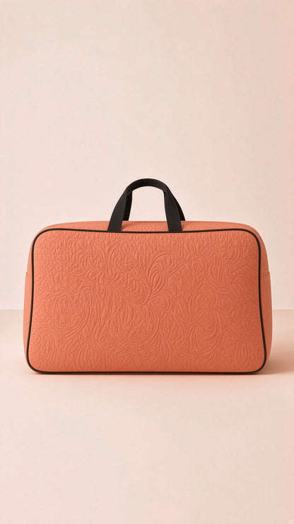 Signature Carry Ease Quilted Bag - Storage & Travelling Bag [Orange]