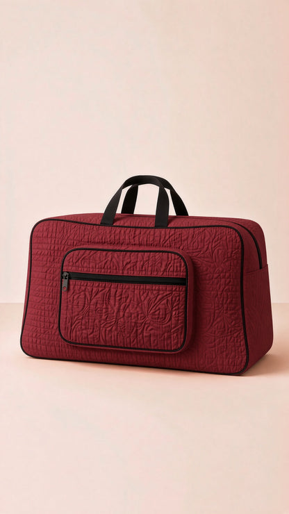 Signature Carry Ease Quilted Bag - Storage & Travelling Bag [Red]