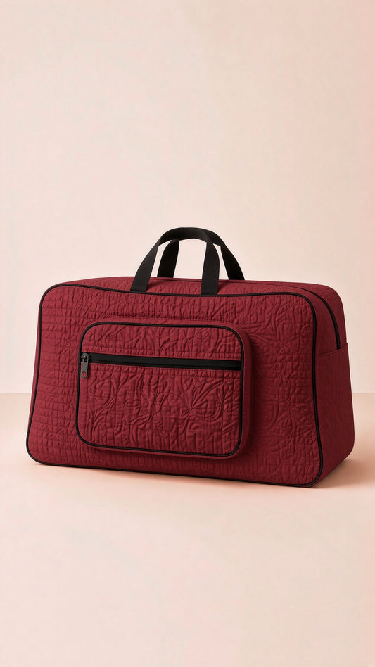 Signature Carry Ease Quilted Bag - Storage & Travelling Bag [Red]