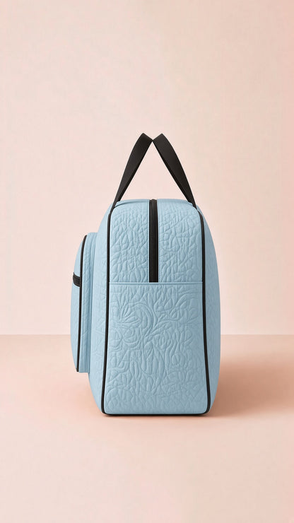 Signature Carry Ease Quilted Bag - Storage & Travelling Bag [Sky Blue]