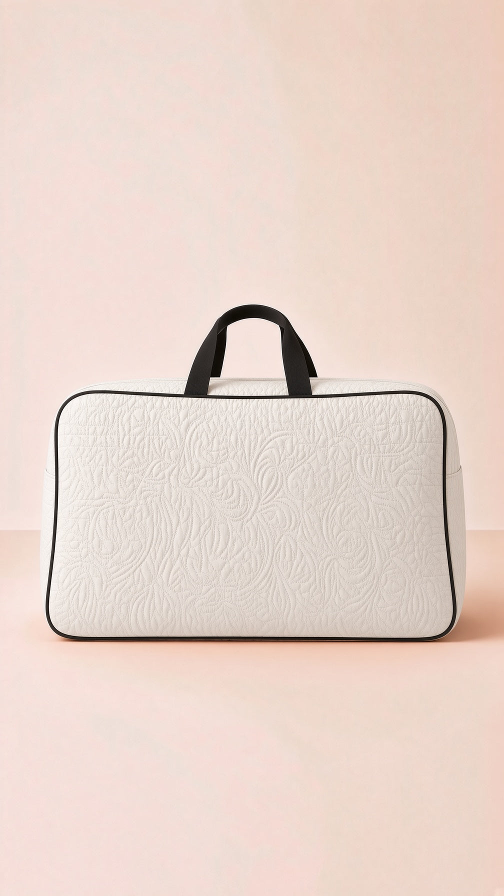 Signature Carry Ease Quilted Bag - Storage & Travelling Bag [White]