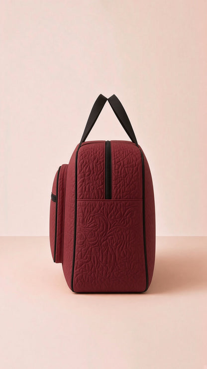 Signature Carry Ease Quilted Bag - Storage & Travelling Bag [Red]