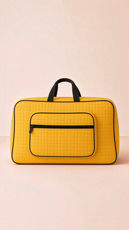 Signature Carry Ease Quilted Bag - Storage & Travelling Bag [Yellow]