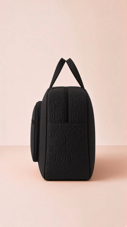 Signature Carry Ease Quilted Bag - Storage & Travelling Bag [Black]
