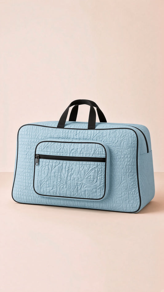 Signature Carry Ease Quilted Bag - Storage & Travelling Bag [Sky Blue]
